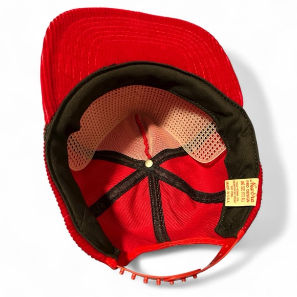 Vintage Red 49ers Corduroy Hat with Gold Embroidery - Picture 3 of 3